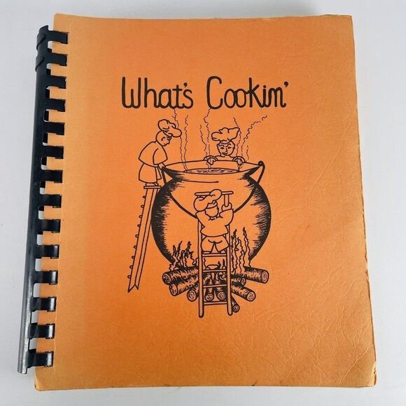What's Cookin Spiral Cookbook Underwood Hills Presbyterian Church Omaha NE 1973 - Picture 1 of 12